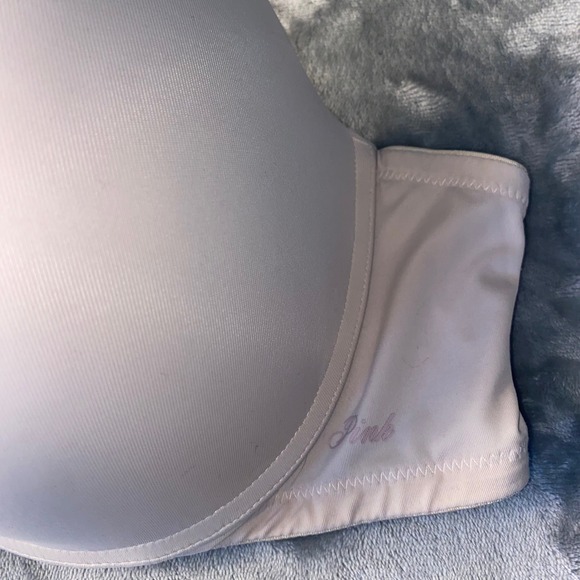 PINK Victorias Secret TShirt Bra 44C Beige Full Cover Underwire Adjustable Strap - Picture 5 of 9